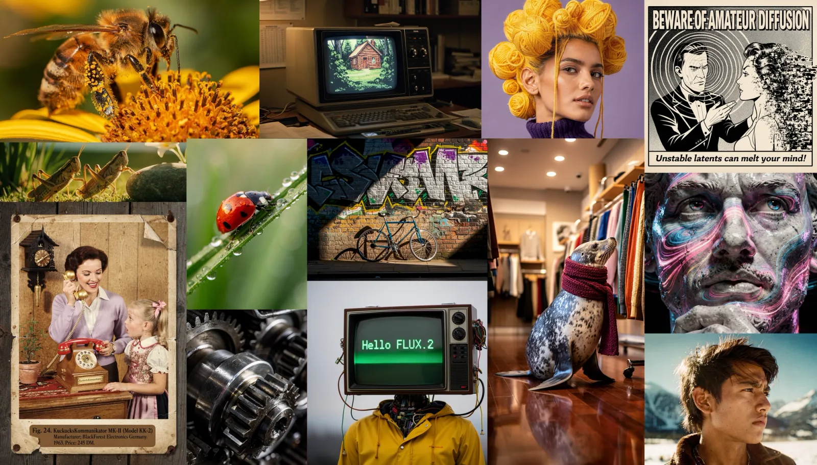 FLUX.2 frontier visual intelligence hero image from Black Forest Labs' official announcement — the top Nano Banana Pro alternative